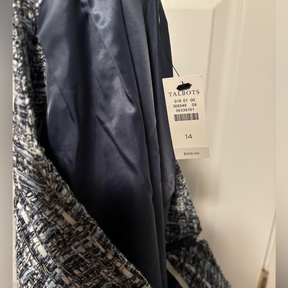 NWT Talbots Americana Tweed A- Line Skirt - Picture 8 of 10